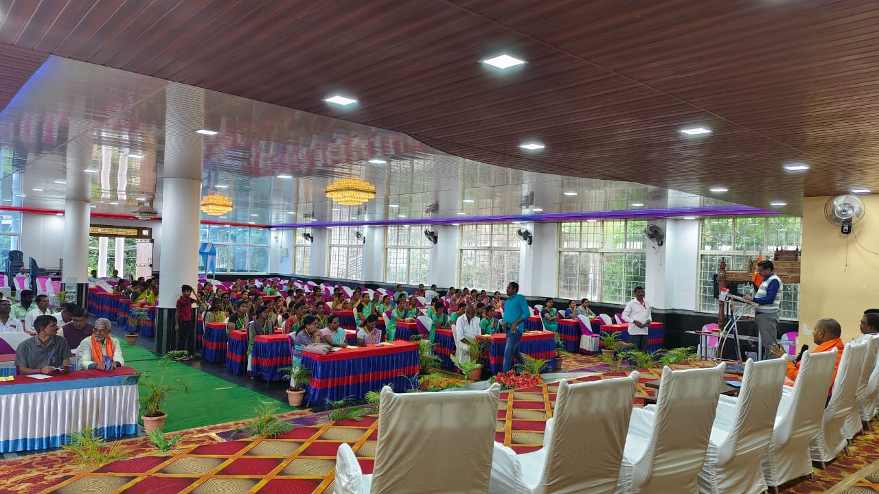 District-level SHG meeting at Sri Pushpagiri