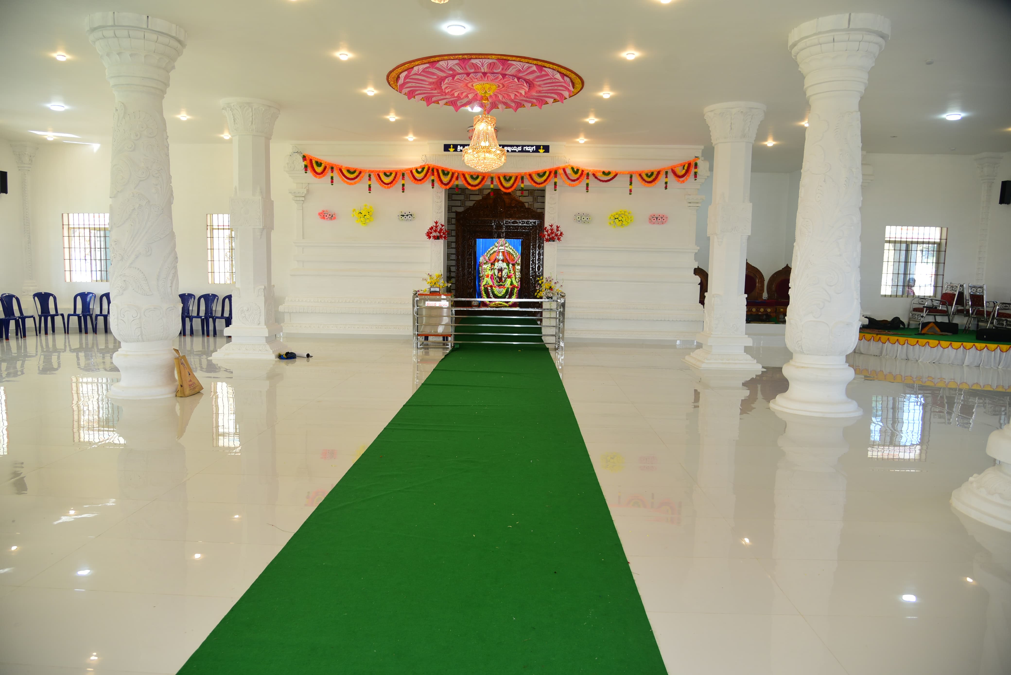 Interior of Sri Pushpagiri Mahasamsthan